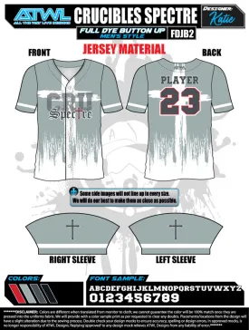 Spectre Crucibles Full Button Game Day Jersey