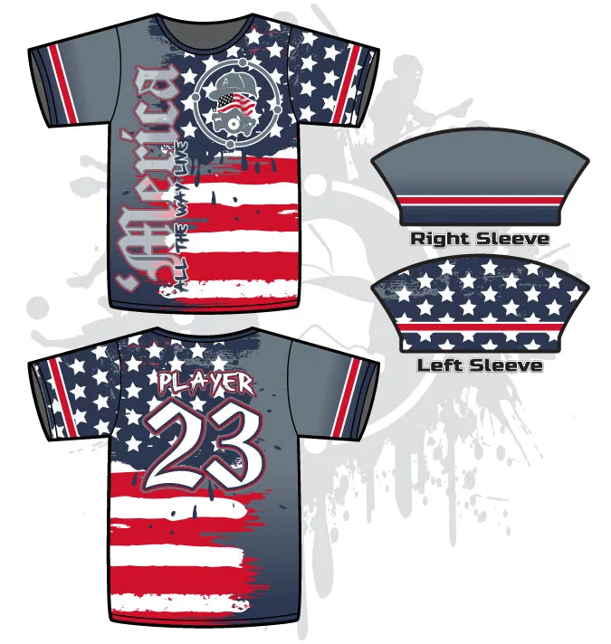 Star Spangled Men's Full-Dye Jersey