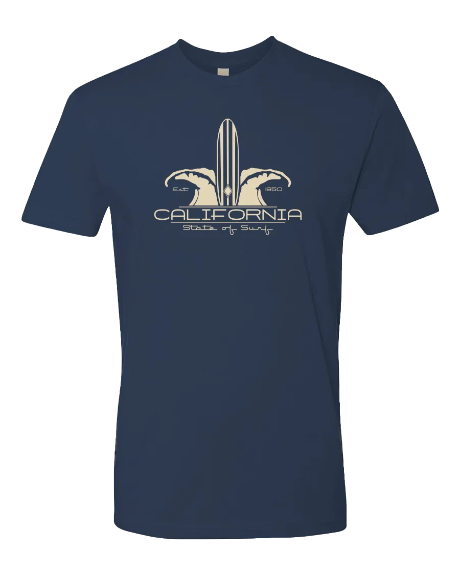 State of Surf Mens Tee - Indigo