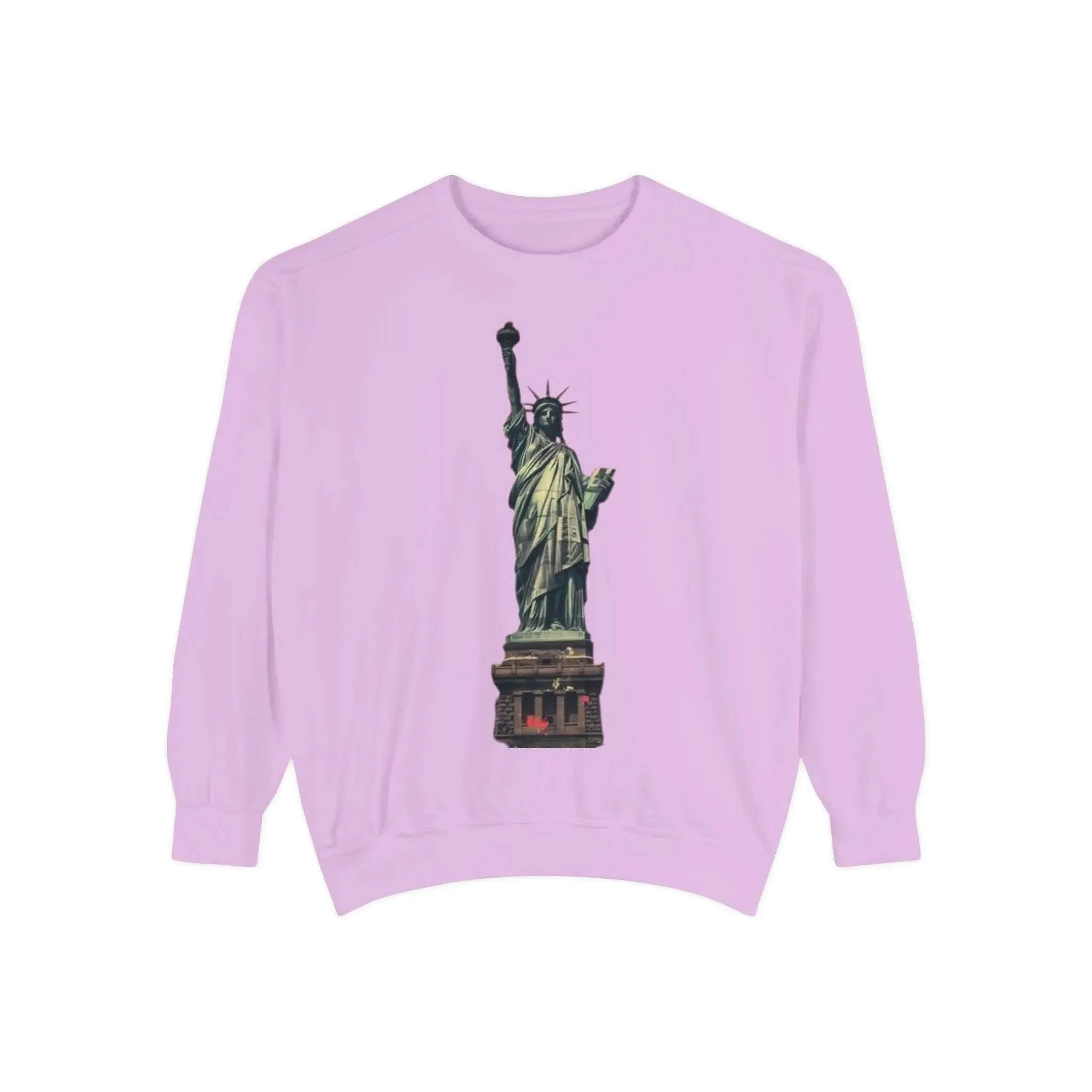 Statue of Liberty Sweatshirt - Unisex Garment-Dyed Collection - Perfect for Independence Day & Everyday Wear