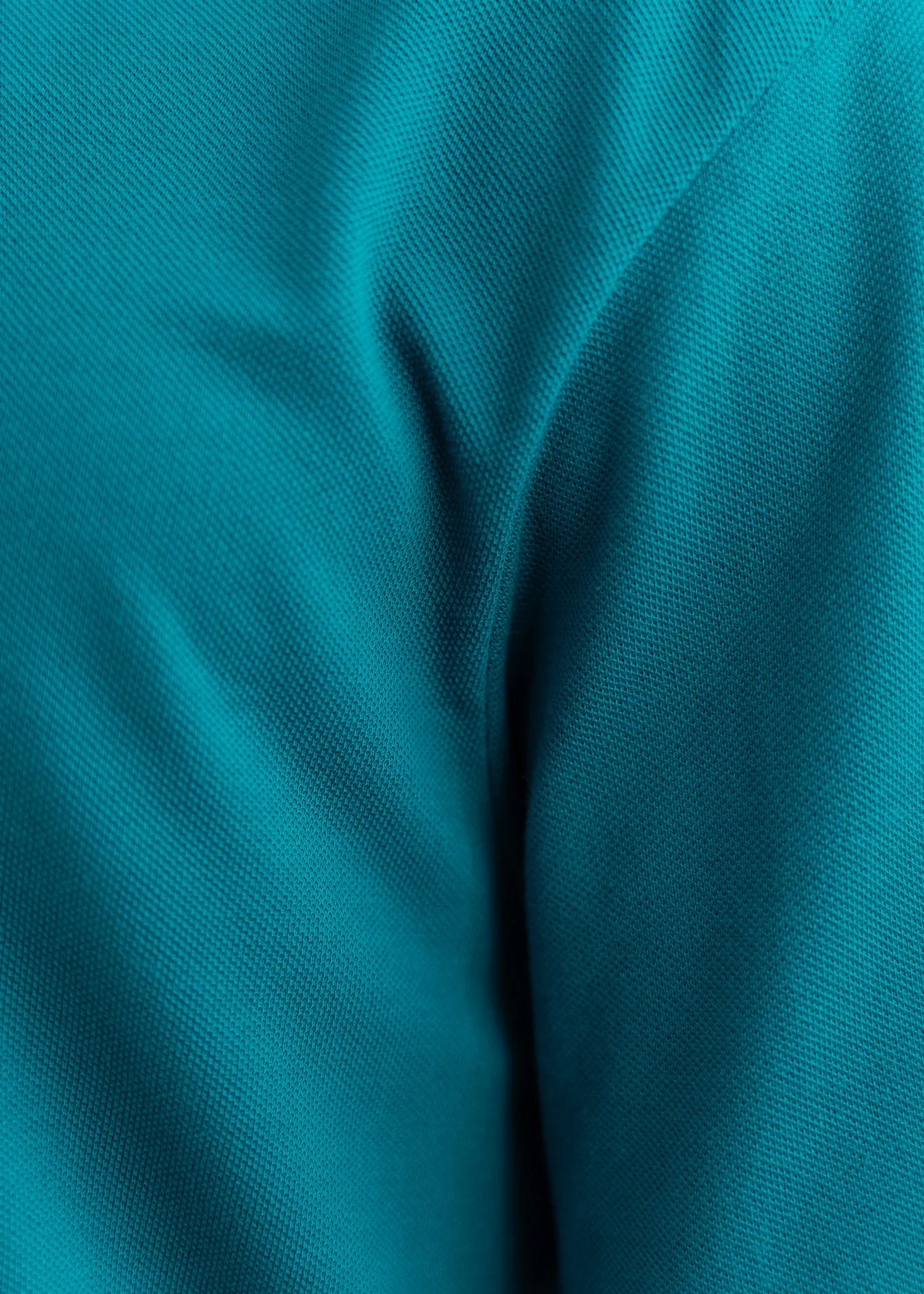 Teal — Cropped Polo