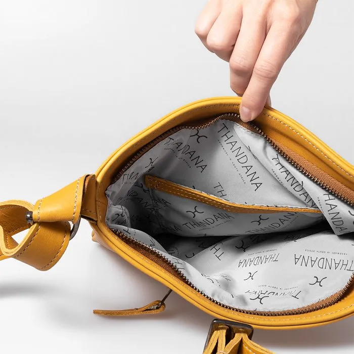Thandana Mini Messenger Leather Handbag