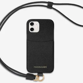 The Sling Phone Case iPhone 12 - Black Caviar
