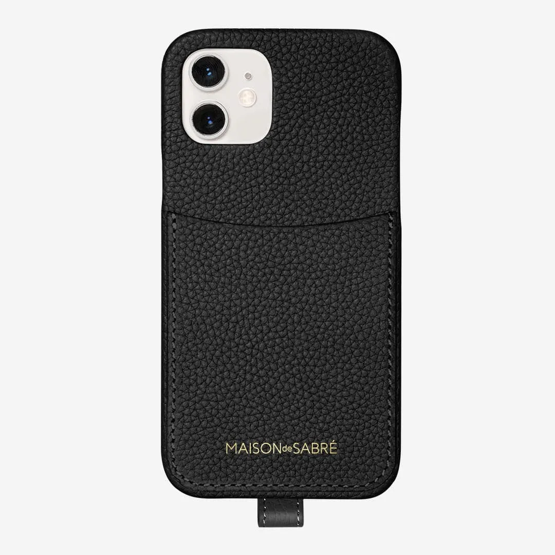 The Sling Phone Case iPhone 12 - Black Caviar
