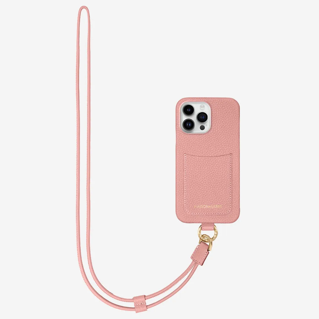 The Sling Phone Case iPhone 14 Pro Max - Pink Lily