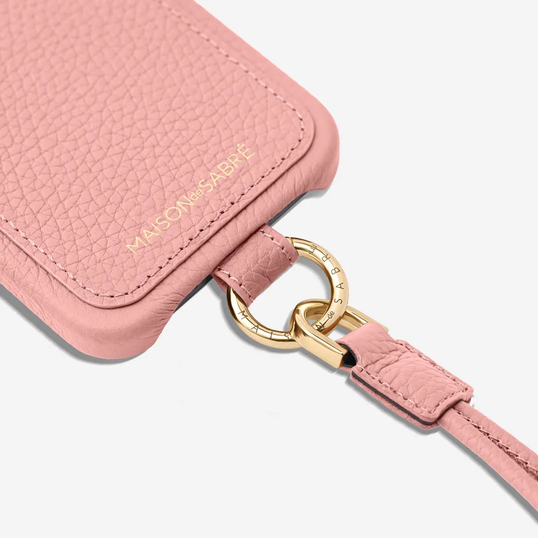 The Sling Phone Case iPhone 14 Pro Max - Pink Lily