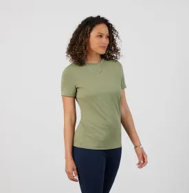 Threshold Crew Neck T-Shirt Petite Fit - Sage Green