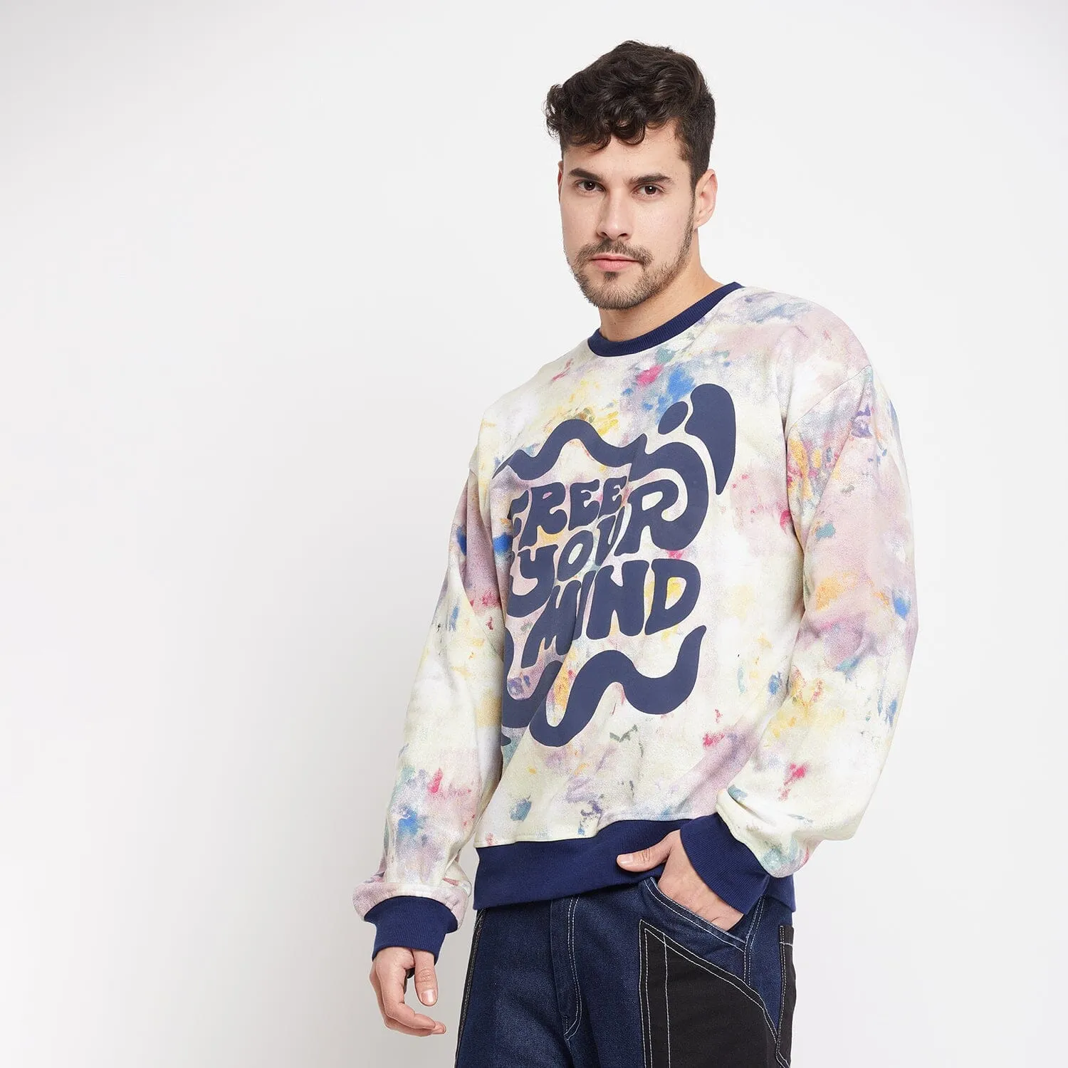 Tie Dye Graphic Sweatshirt