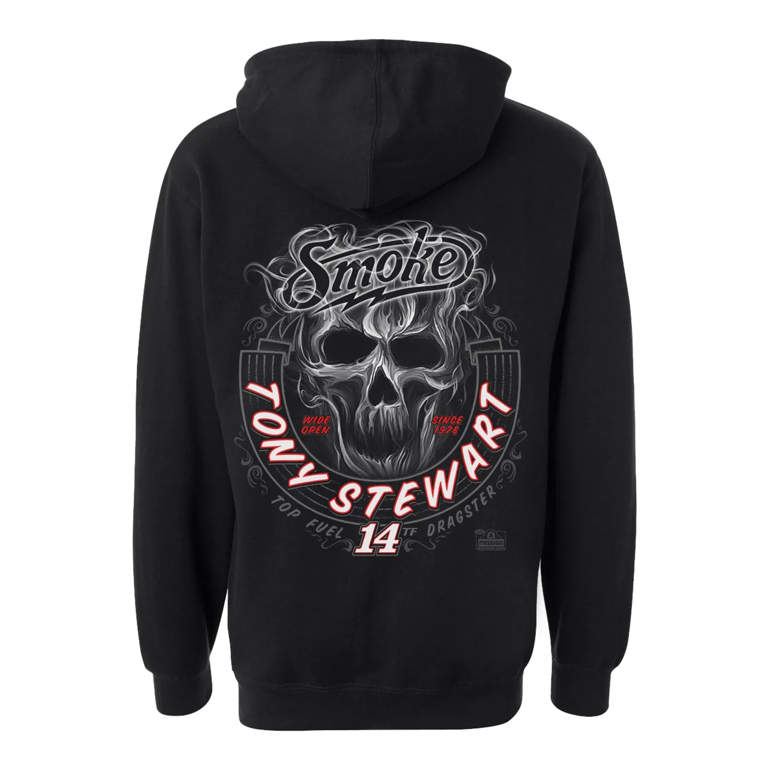 Tony Stewart Smoke Skull Sweatshirt