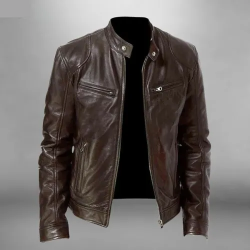 TRENTON - LEATHER MEN'S JACKET