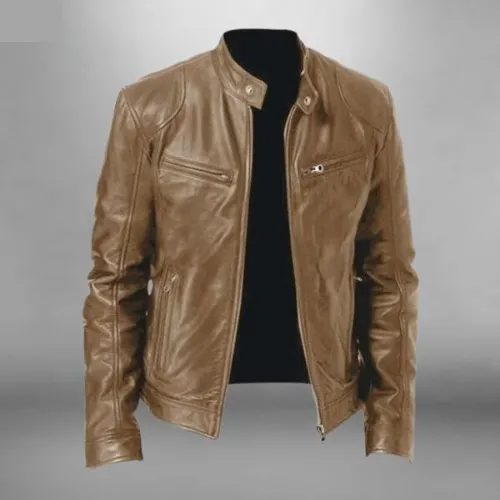 TRENTON - LEATHER MEN'S JACKET