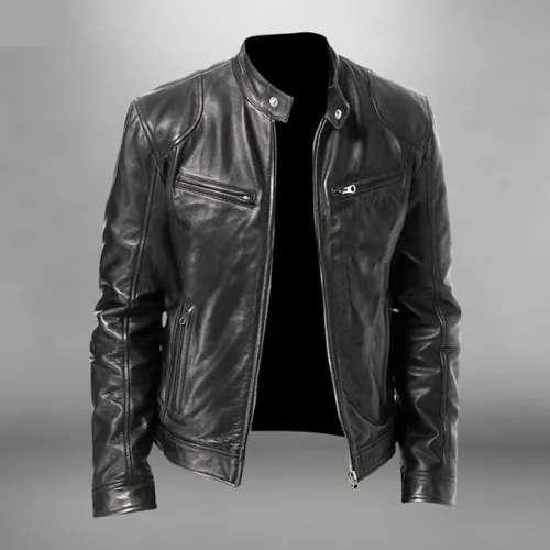 TRENTON - LEATHER MEN'S JACKET