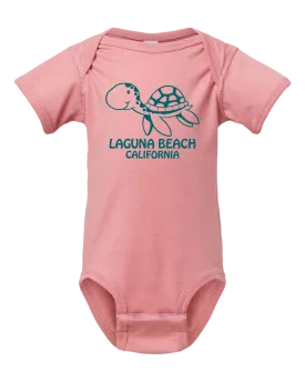 Turtle Toon Onesie - Mauve