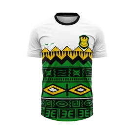 Ultras - Jamaica White Tribal Custom Football Jersey