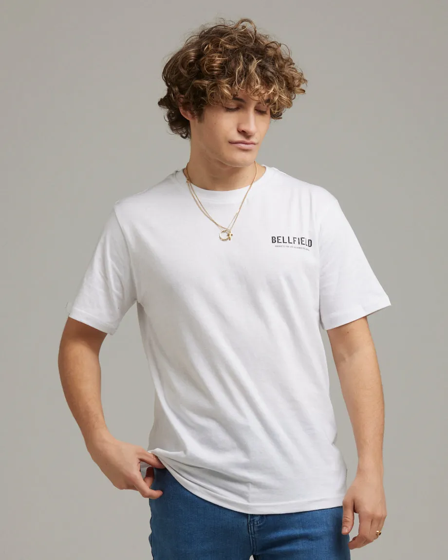 VALE MEN'S CREW NECK T-SHIRT | WHITE