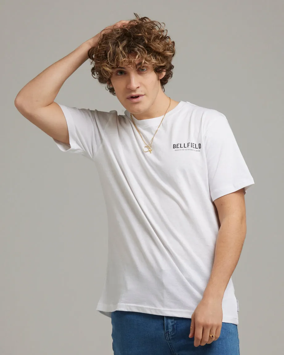 VALE MEN'S CREW NECK T-SHIRT | WHITE