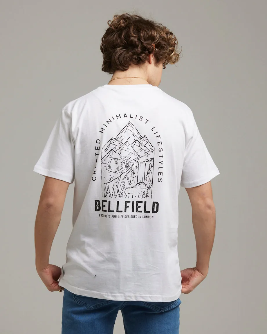 VALE MEN'S CREW NECK T-SHIRT | WHITE