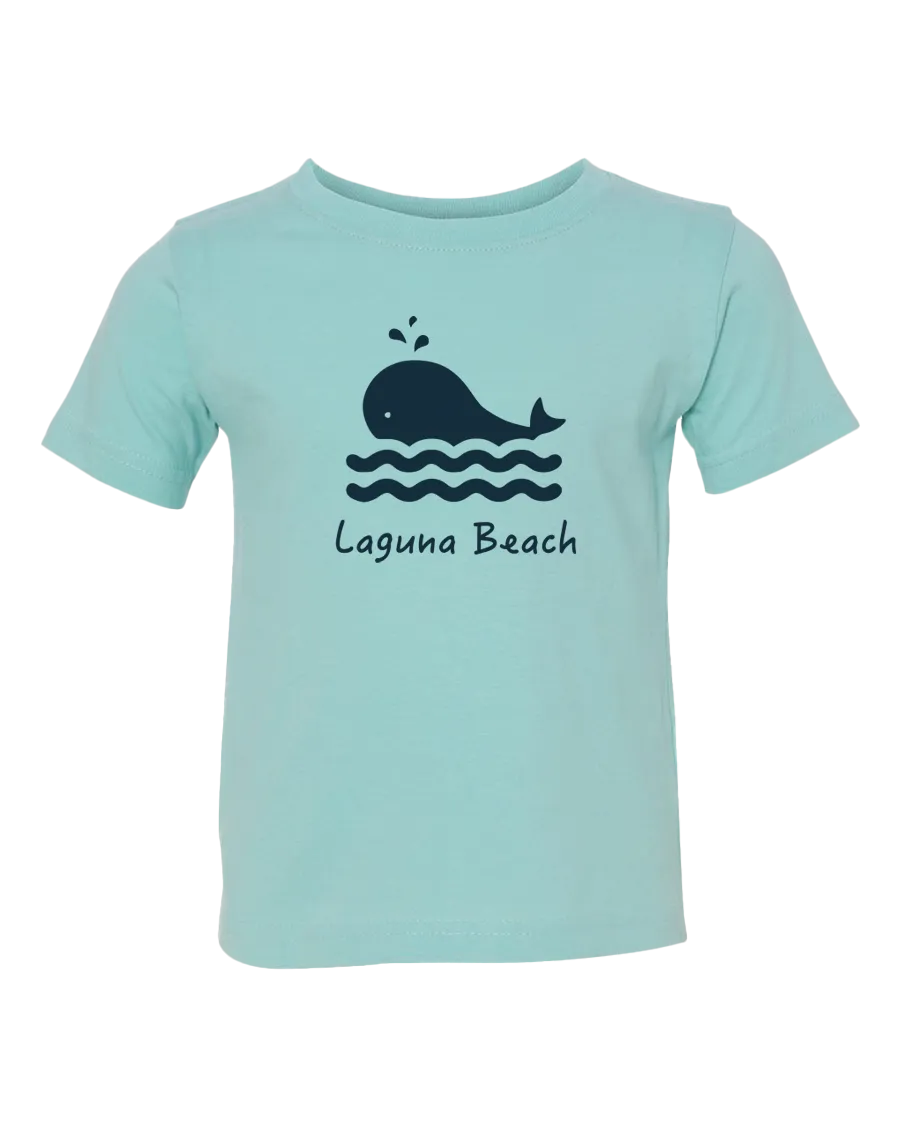 Whale Toon Toddler Tee - Chill