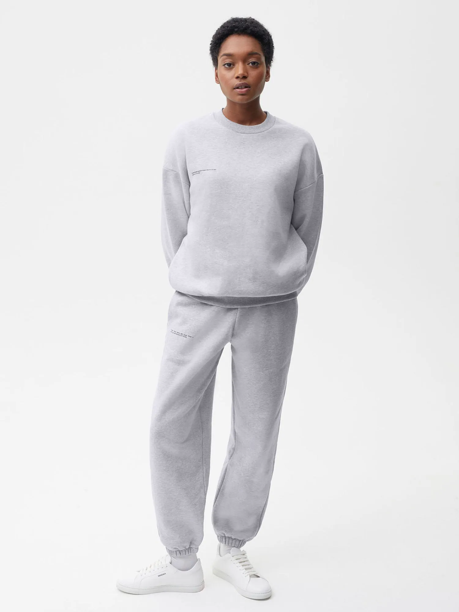 Womens 365 Heavyweight Sweatshirt—grey marl