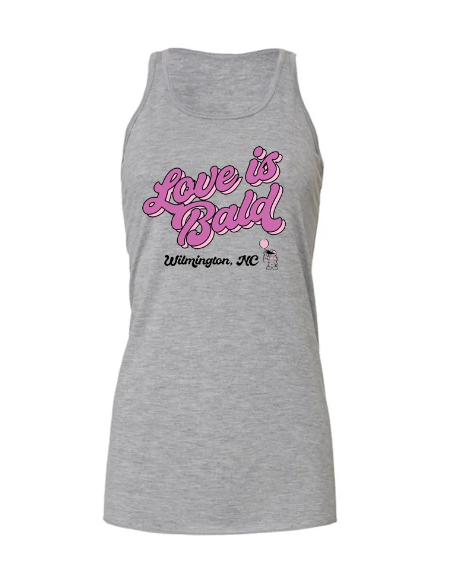 Women's Triblend Love is Bald Tank