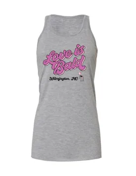 Women's Triblend Love is Bald Tank